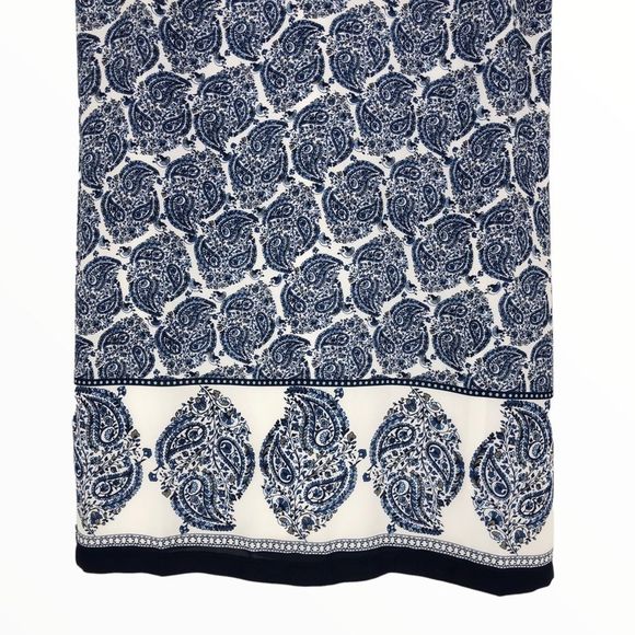 Lulus Taj Mahal Tour Blue Print Shift Mini Dress size XS Short Sleeve Cutout - Picture 5 of 13